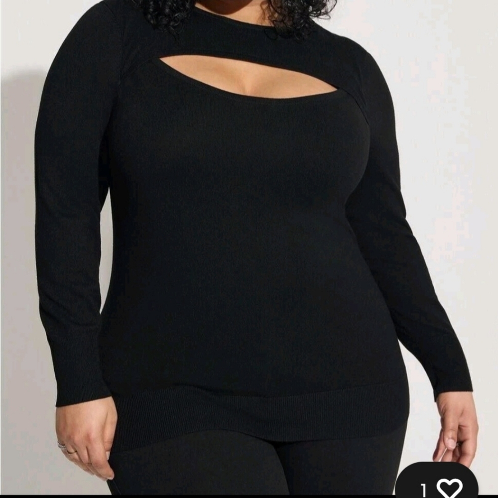 Torrid Black Crew Neck Sweater